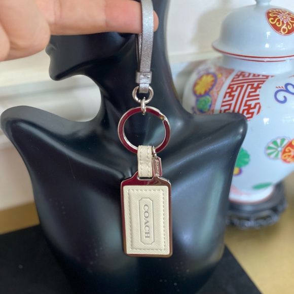 Coach Purse Charm FOB Key Ring Keychain - Picture 2 of 5